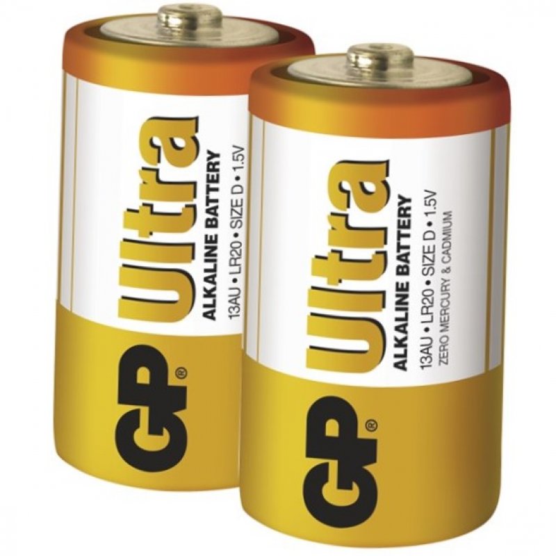 Baterie GP R20 1,5V ULTRA Alkalická / cena za blistr