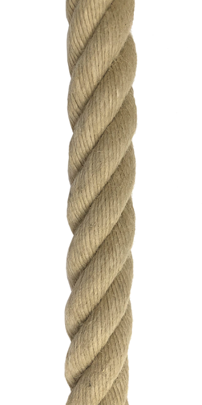 Přírodní lano z materiálu juta - 16 mm, cena za 1m