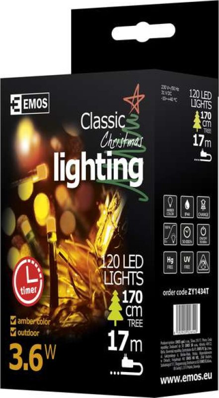 Světelný řetěz Emos 120 LED