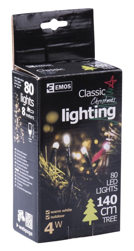 Světelný řetěz Emos 80 LED
