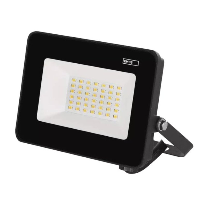 LED reflektor SIMPO 50 W, černý, neutrální bílá