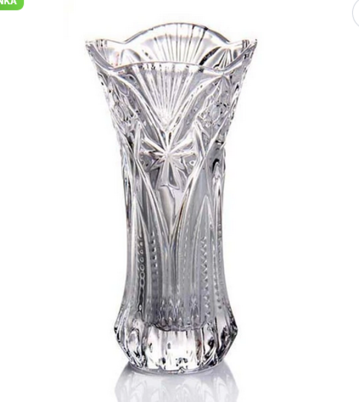 Váza lisov.sklo 23,5x12,5cm
