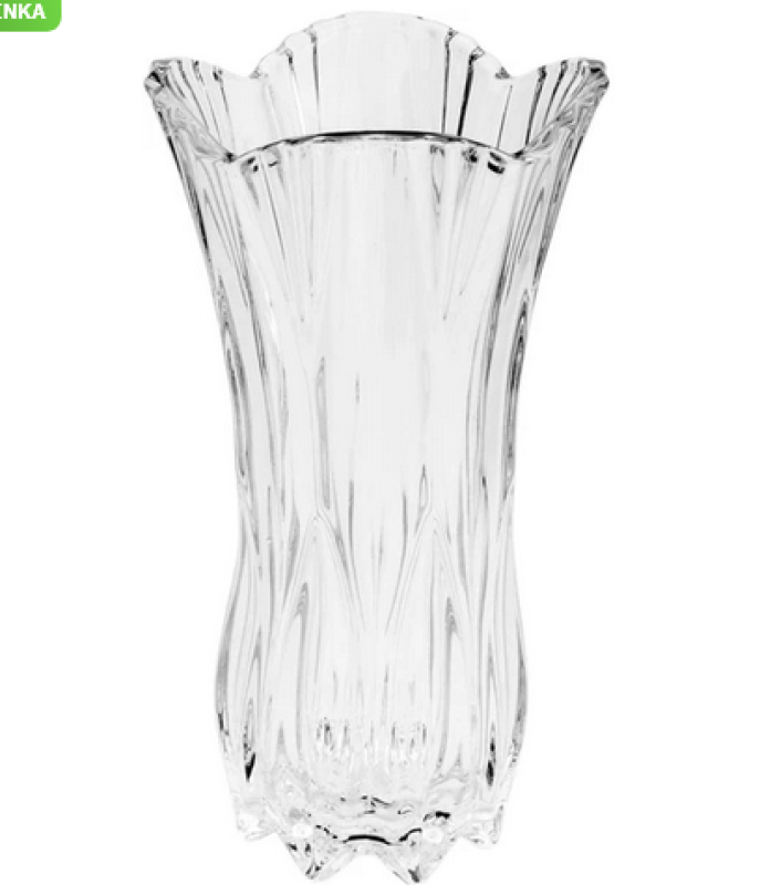 Váza lisov.sklo 24,5x12,5cm