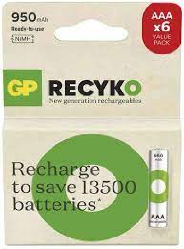 Nabíjecí baterie GP ReCyko 850 AAA (HR03)  1ks