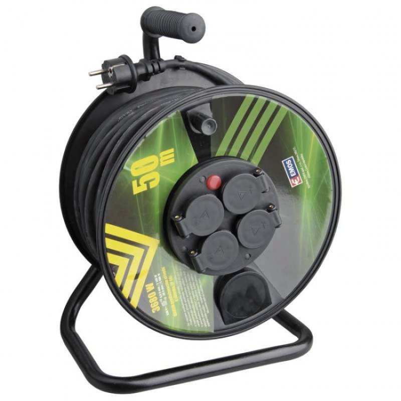 Prodlužovací kabel na bubnu 50m