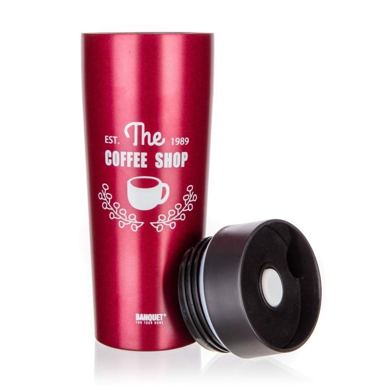Termohrn.350ml BORDO nerez