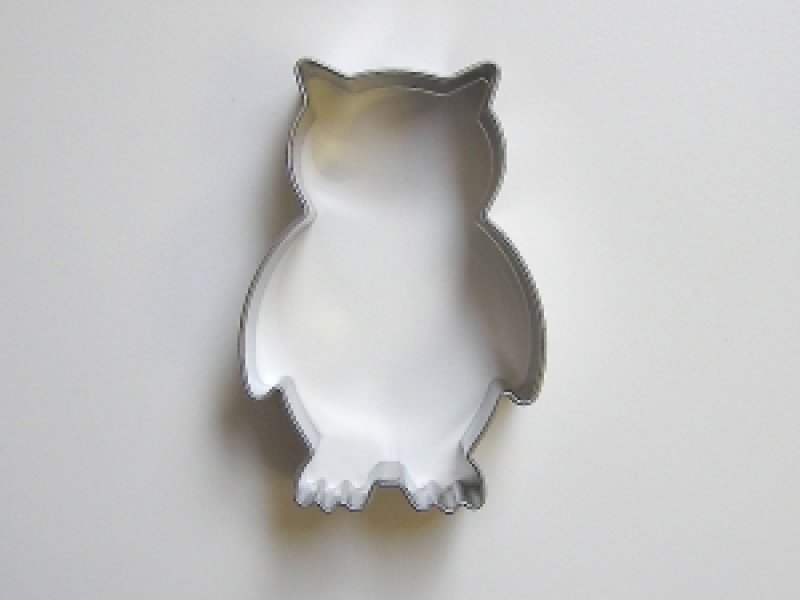 Vykraj. SOVA 62x42cm nerez