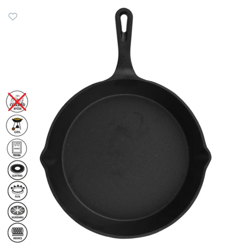 Pánev litina zapékací 25cm