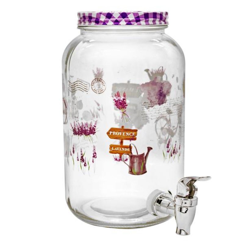 Láhev s kohoutkem  3 l  LAVANDE