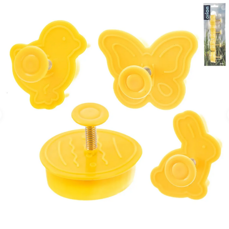 Vykrajovačky s pístem Velikonoce 4ks