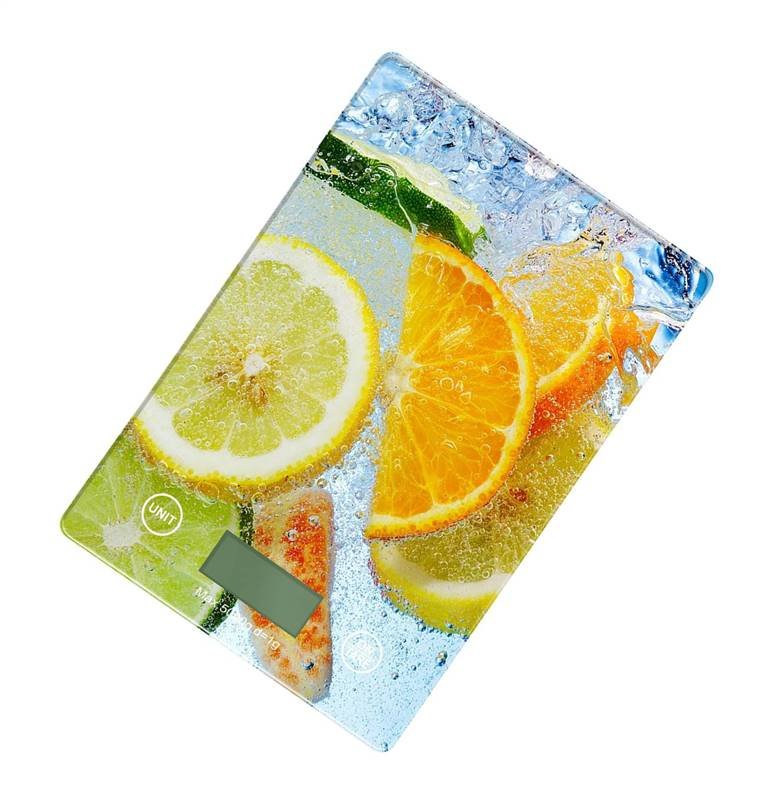 Omega digitální kuchyňská váha citrus (OBSKWC) 5kg