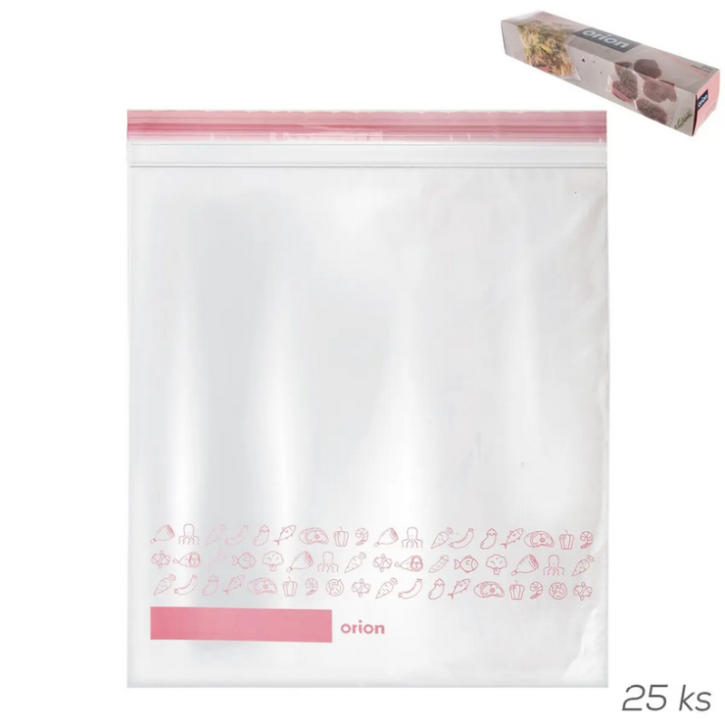 Sáček zip UH 25 ks 34x27cm