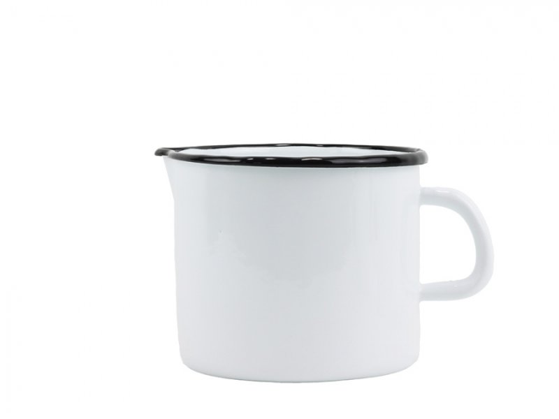 Hrnek s výlev.14cm bílý