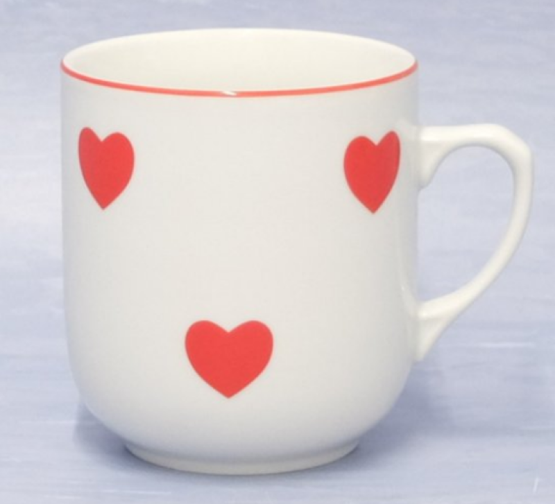 Hrnek TROJKA 0.30 srdce/L