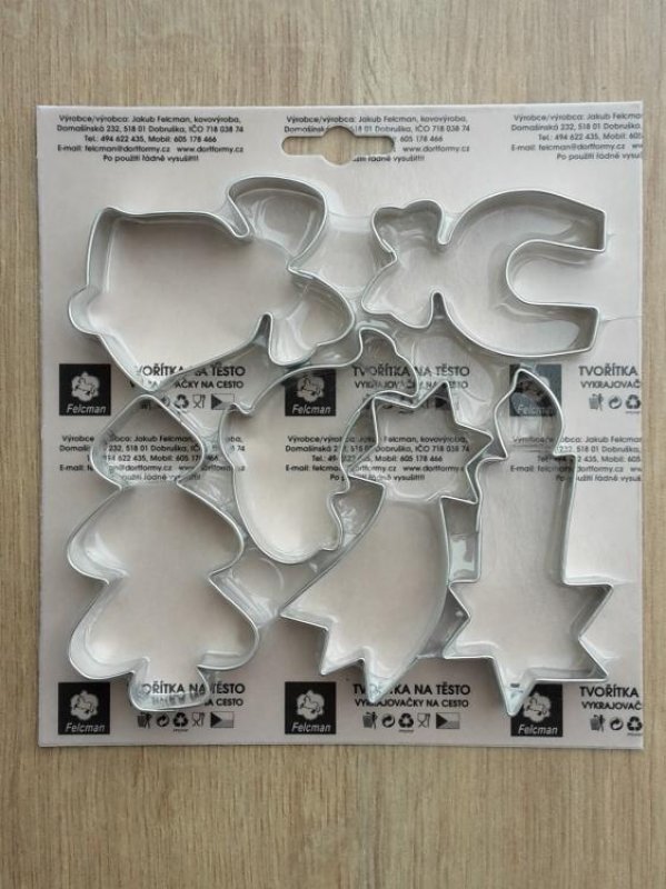 Vykrajovačky - sada vánoční