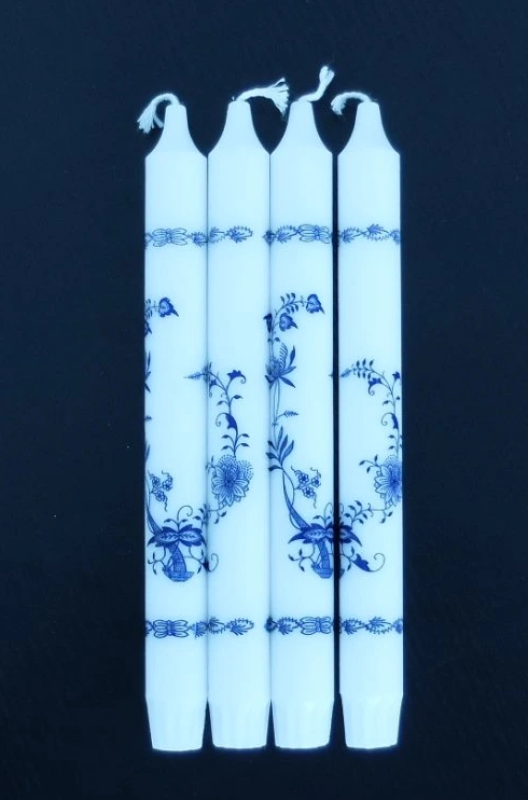 Svíčka kónická 4ks cibulák