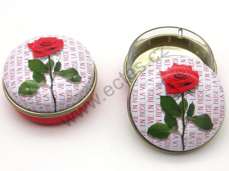 Minipilule kulatá s vložkou LA VIE EN ROSE