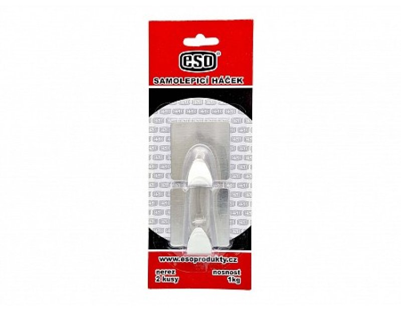 Věšák samolepící A čtverec 2 ks