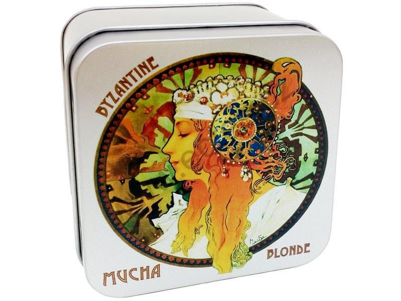 Plech.čtver.88x88mm Blonde A.Mucha