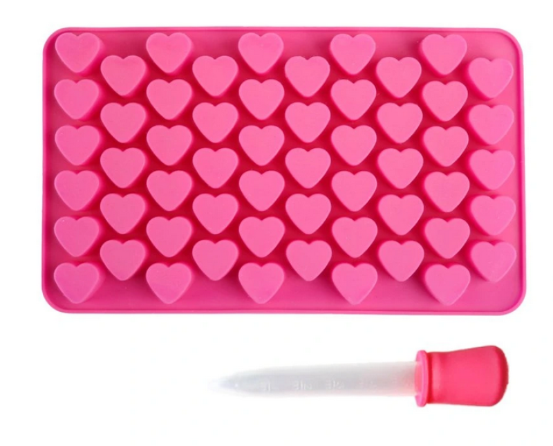 Forma silik.na srdíčka s pipetou