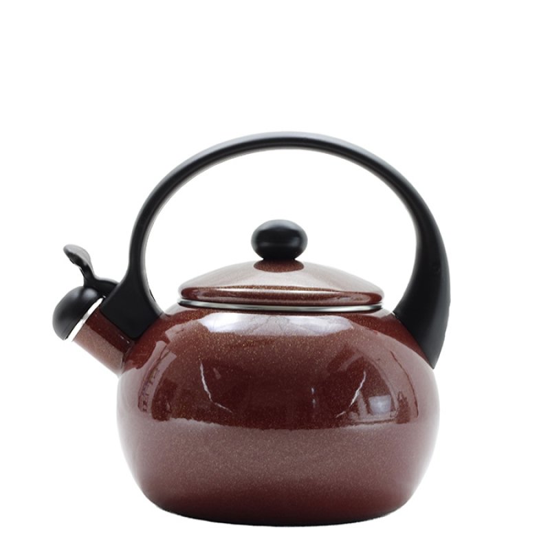 Čajník smalt 2,2l bordo METAL