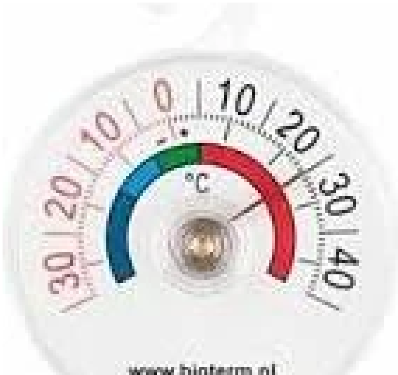 Teploměr lednička/mrazák kulatý