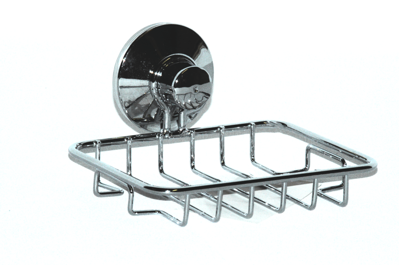 Mýdlenka chrom s přísav.šroub.