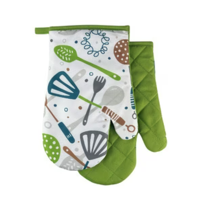 Chňapka s mag.2ks KITCHEN zelená