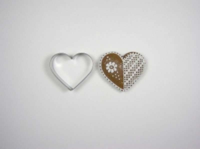 Vykraj. SRDÍČKO nerez