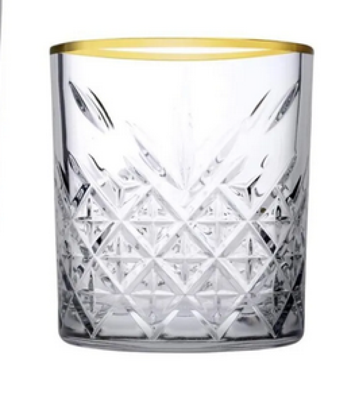 Sklen. TIMELESS 345ml whisky ZLATO