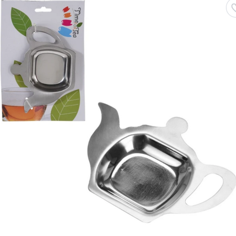 Podtácek pod čajový sáček nerez