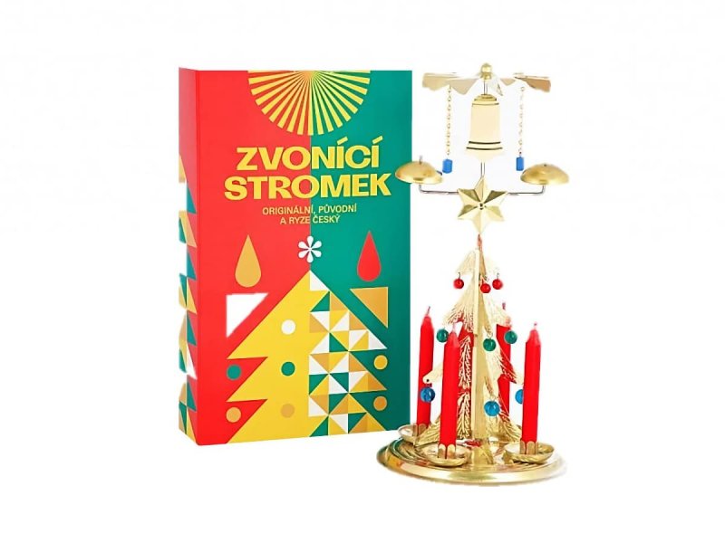 Stromek zvonící - zlatý