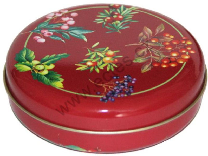 Plech.kulat.nízká 118x30mm WILD BERRIES