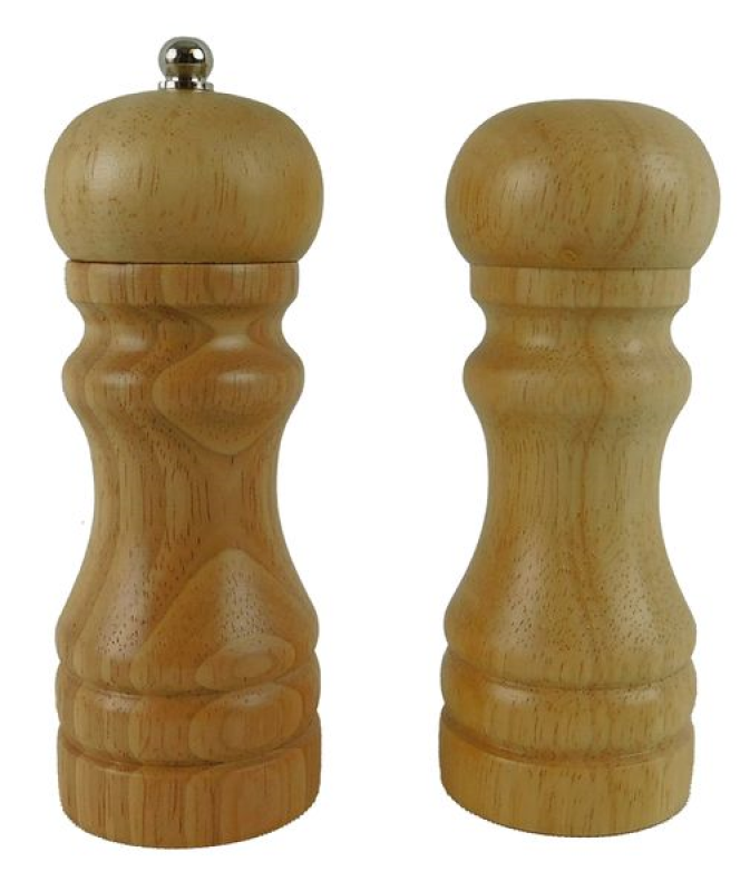 Mlýnek na koř.+solnička 13,5cm dřevo