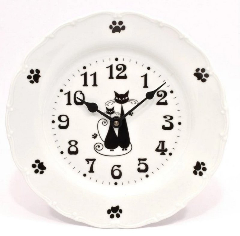 KOČKY hodiny talířové Verona