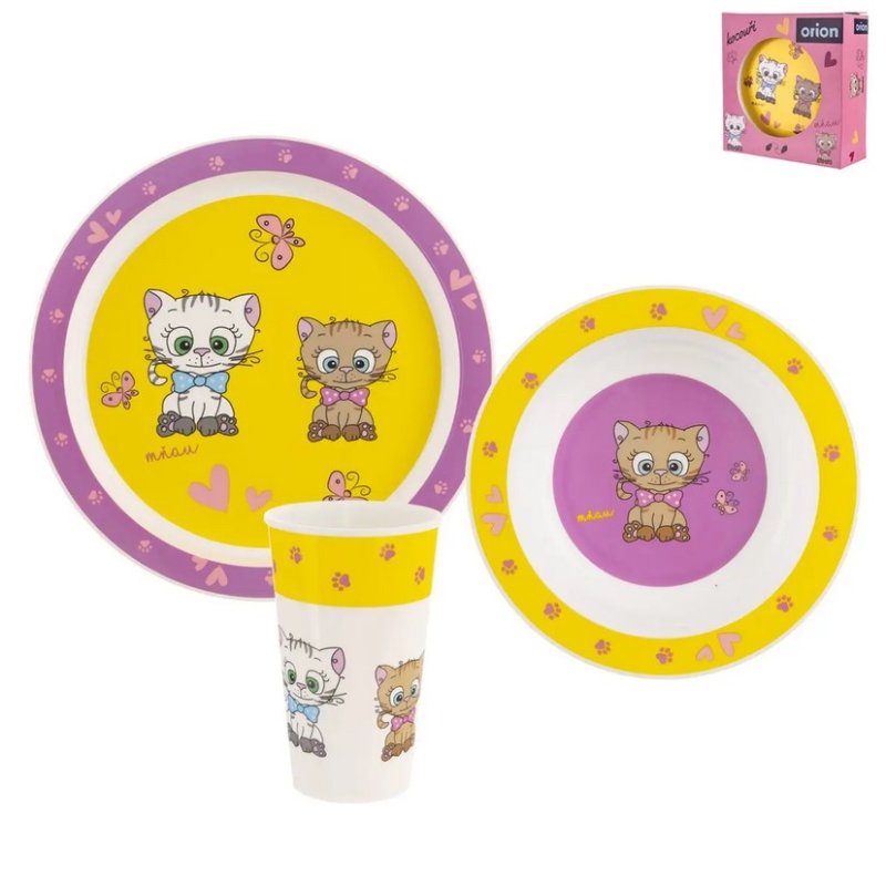 Děts.sada UH jídelní 3d KOCOUŘI