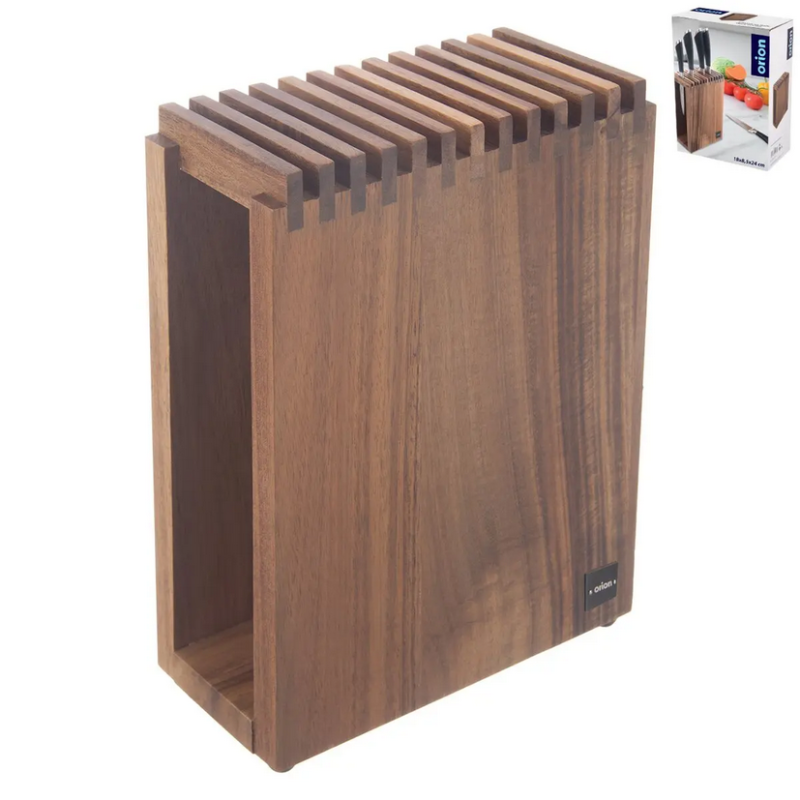 Stojan na nože dřevo