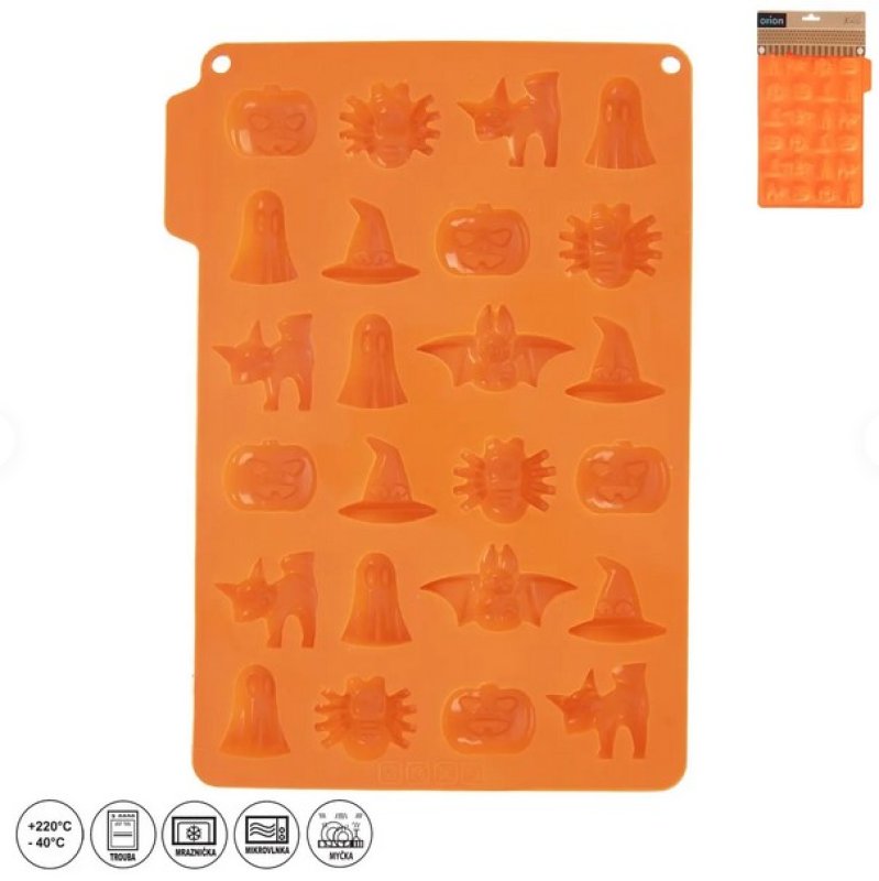 Forma silik.na čokoládu Haloween 24