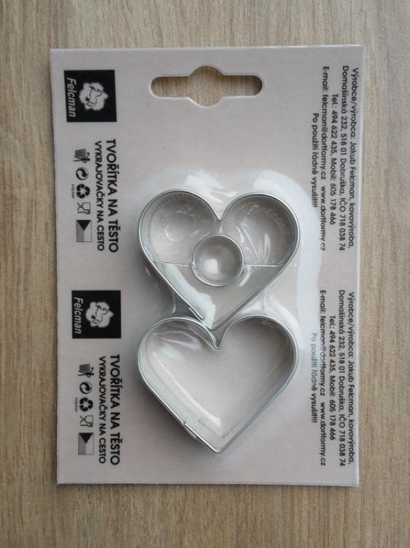 Vykrajovačky sada - malá srdíčka