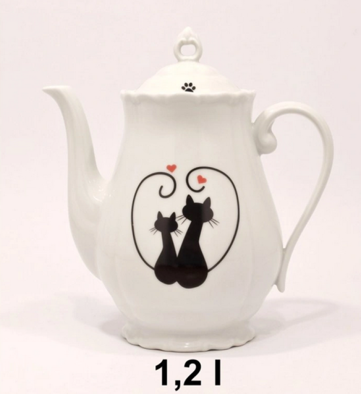 KOČKY konvice káva 1,2 l