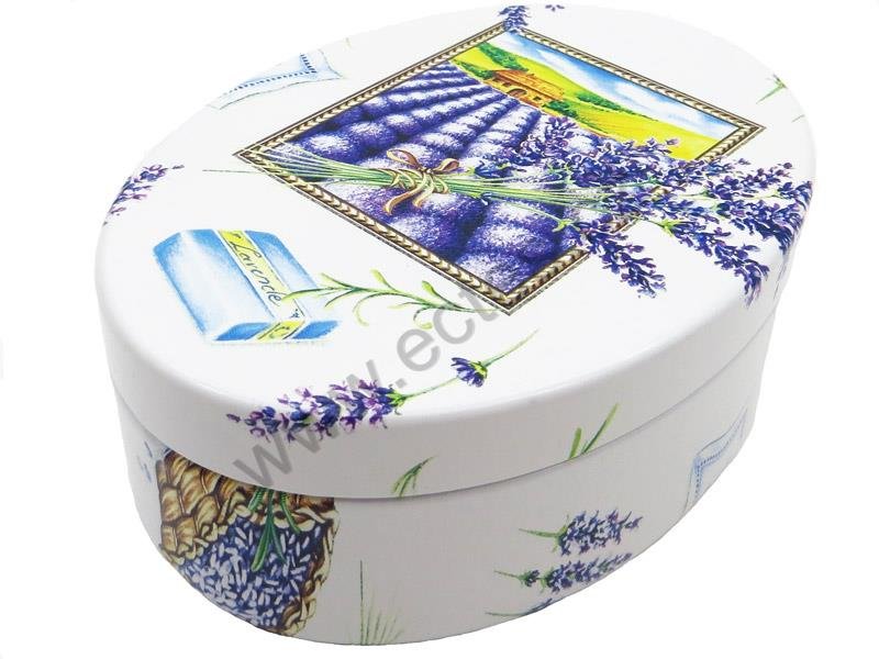 Plech.ovál.menší LEVANDULE VESNICE