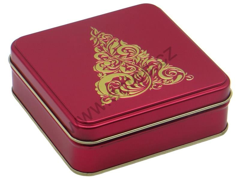 Plech.čtver.nízká ZLATÝ STROMEK