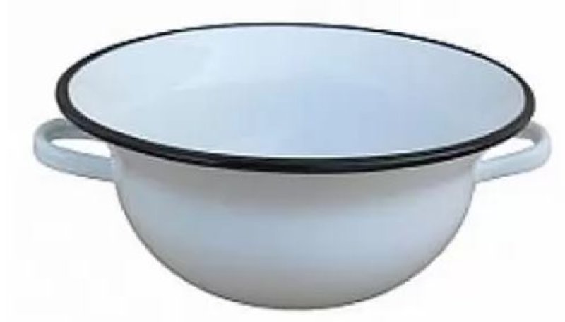 Mísa/krajáč 32cm bílá smalt 126A