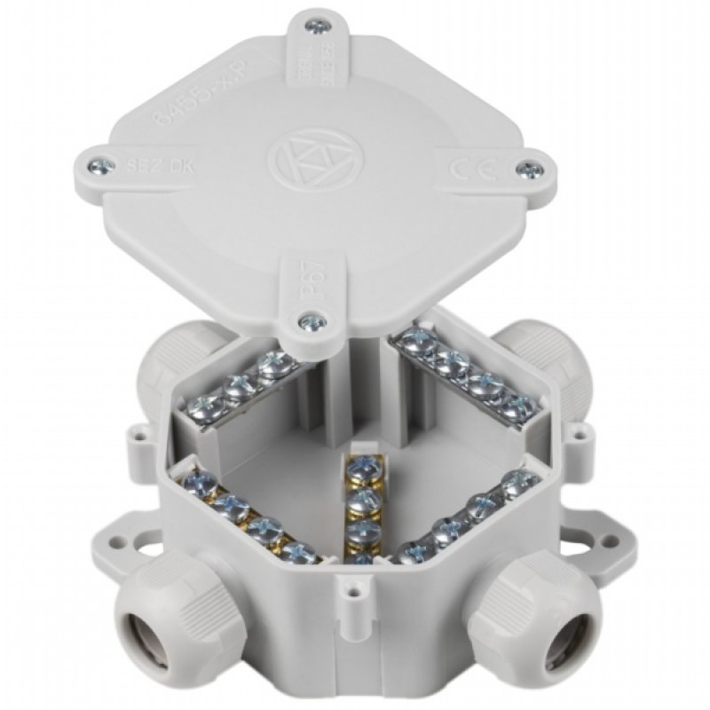 DK KRABICE PLAST. 5-PÓL. ŠEDÁ 6455-11 5.P/2