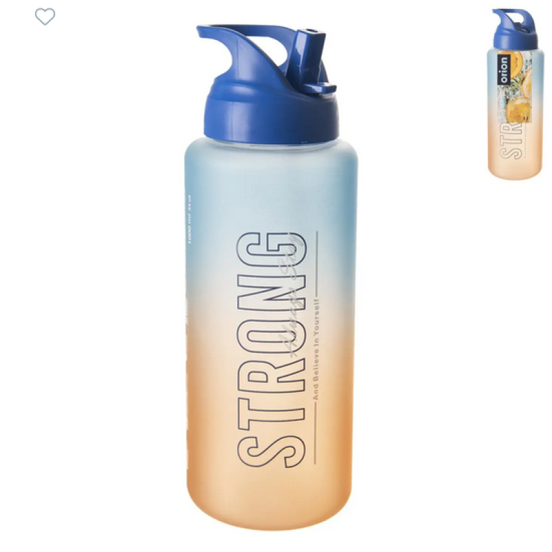 Láhev na vodu tritan 1 l blue-orange