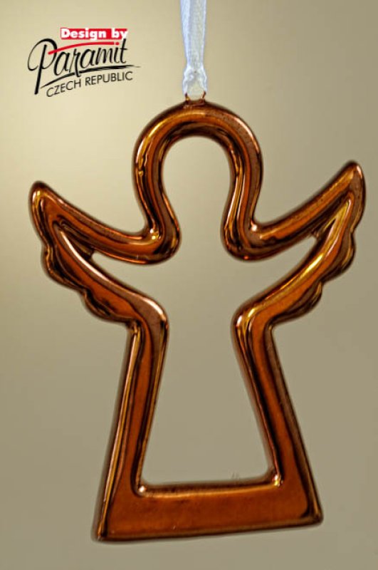 Anděl na zavěšení měděný