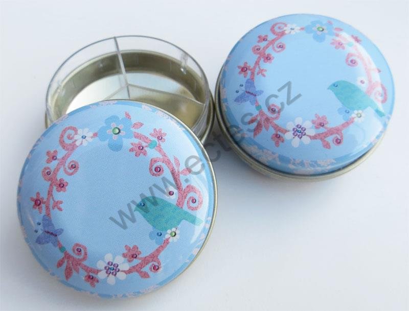 Minipilule kulatá s vložkou FLOWER BIRD