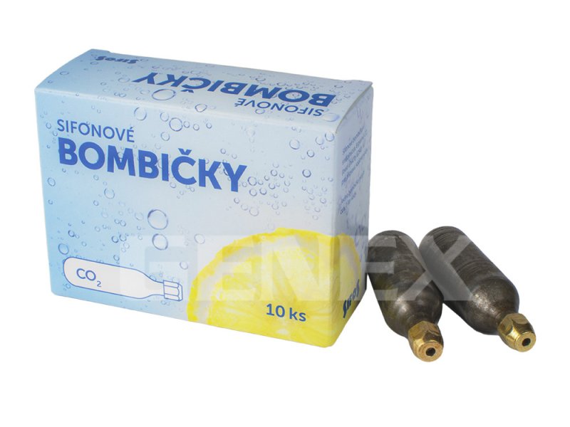 Bombičky sifon - náplň 10ks (CO2)