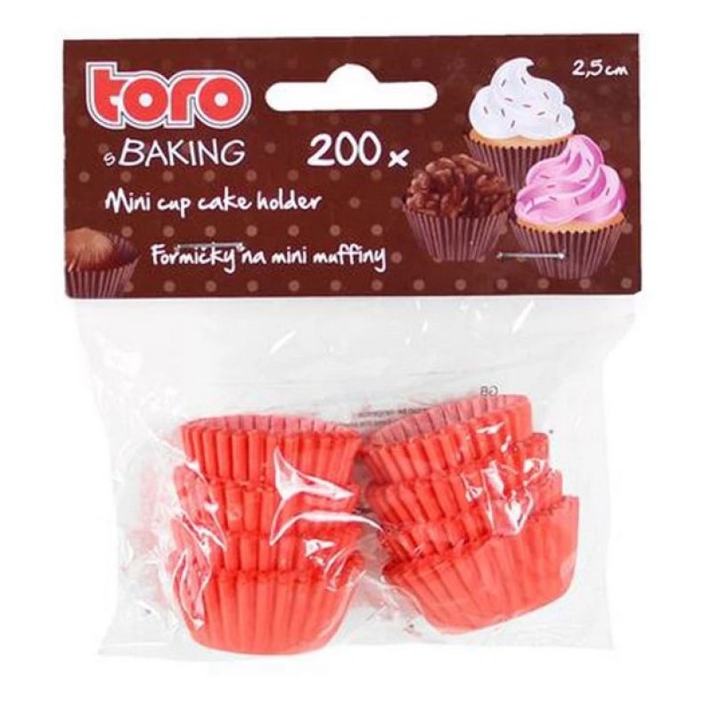 Košíčky cukr.bar.25x15mm 200ks