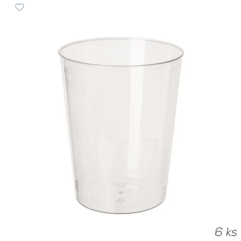 Pohár 280ml UH 6ks tenký